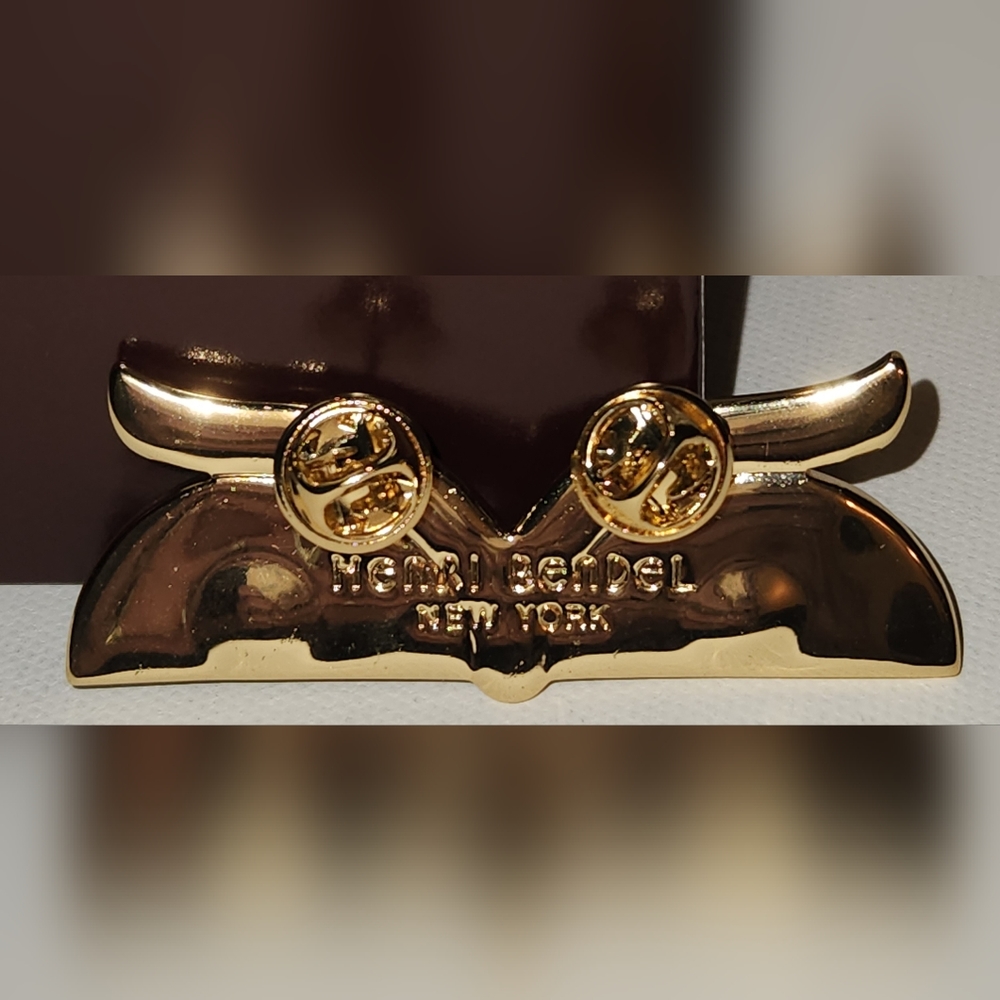 Henri Bendel Hazel's Eyes Pin Brooch - Picture 3 of 3